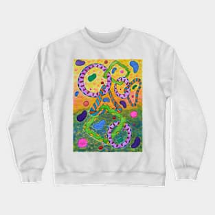 Abstract Watercolor Crewneck Sweatshirt